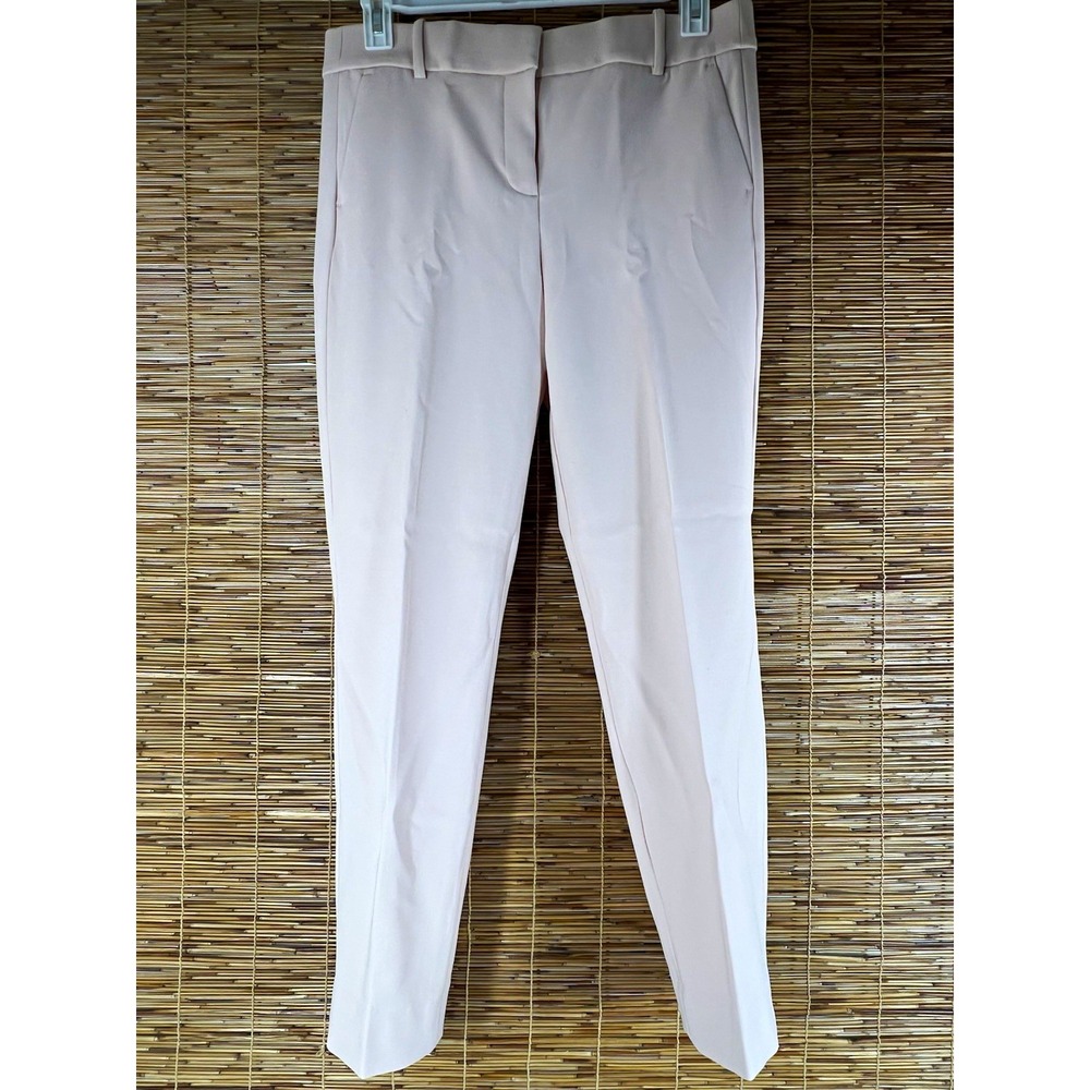 J.CREW Women's Pink Slim Skinny Dress Pants Tall 12T Mid Rise 28" Inseam